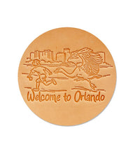 Load image into Gallery viewer, Freehand Goods - Leather Coasters: Hurricane Club
