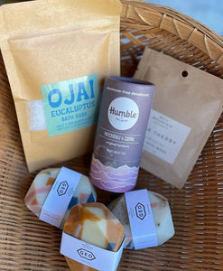 Ojai Essentials - Bath Soak | Eucalyptus | Salt and Essential Oils: 2 oz