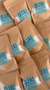 Ojai Essentials - Bath Soak | Eucalyptus | Salt and Essential Oils: 2 oz