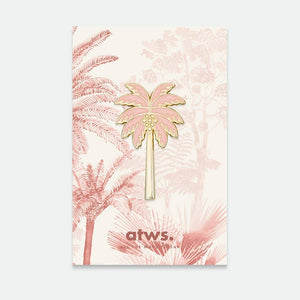 All the Ways to Say - Pink Palm Tree Pin