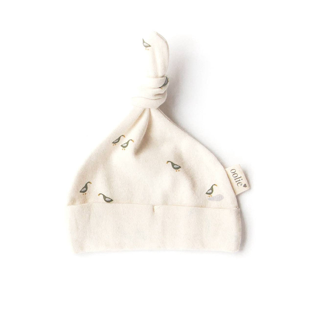 Oolie - Organic Baby Hat: Runner Ducks / Newborn