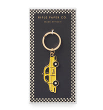 Load image into Gallery viewer, Rifle Paper Co. - Taxi Enamel Keychain
