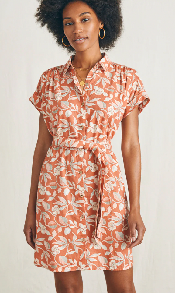 Faherty Breeze Shirtdress