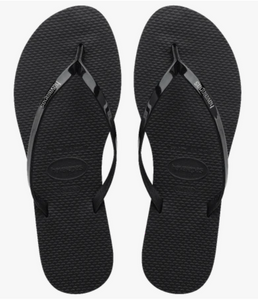 Havaianas You Metallic Sandal- Black