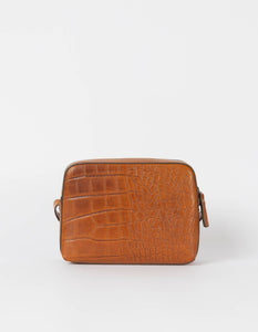 O My Bag - Leather Bag Sue - Cognac Croco