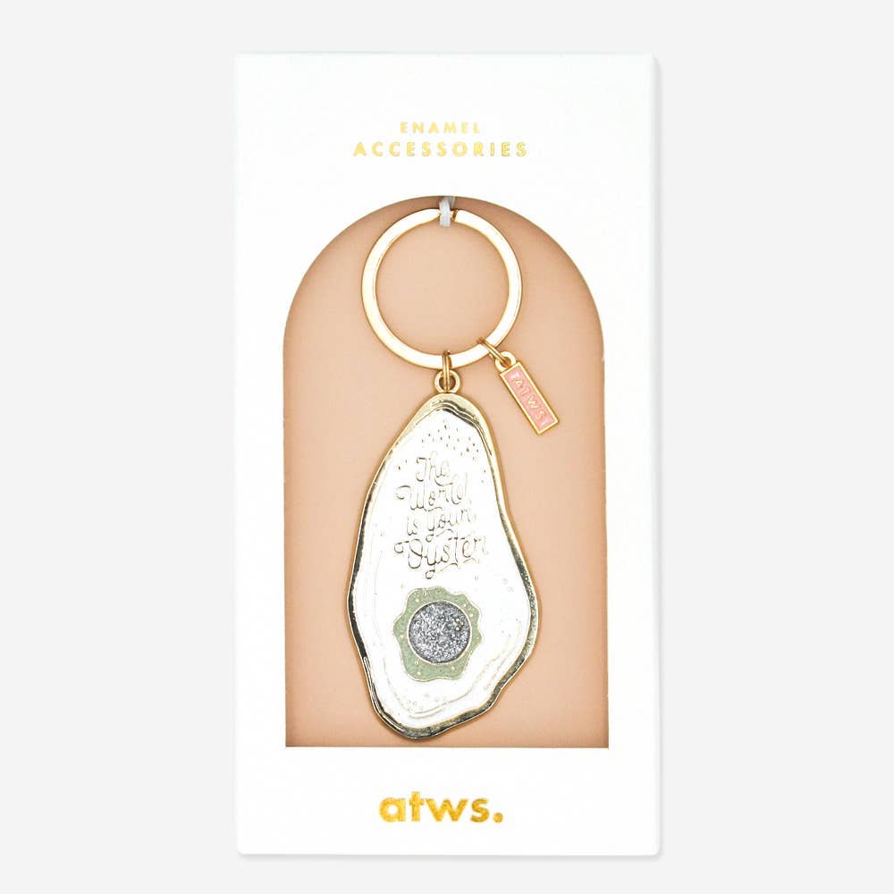 All the Ways to Say - Oyster Keychain