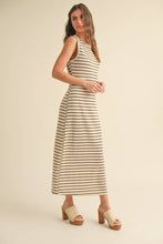 Load image into Gallery viewer, MIOU MUSE - STRIPED KNITTED DRESS
