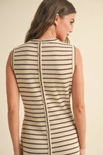 Load image into Gallery viewer, MIOU MUSE - STRIPED KNITTED DRESS
