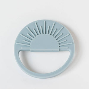 Babeehive Goods - Duck Egg Blue Sunburst Teething Toy