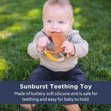 Load image into Gallery viewer, Babeehive Goods - Light Rose Sunburst Teething Toy
