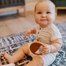 Load image into Gallery viewer, Babeehive Goods - Light Rose Sunburst Teething Toy
