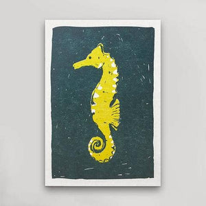 Hammerpress - Seahorse Postcard