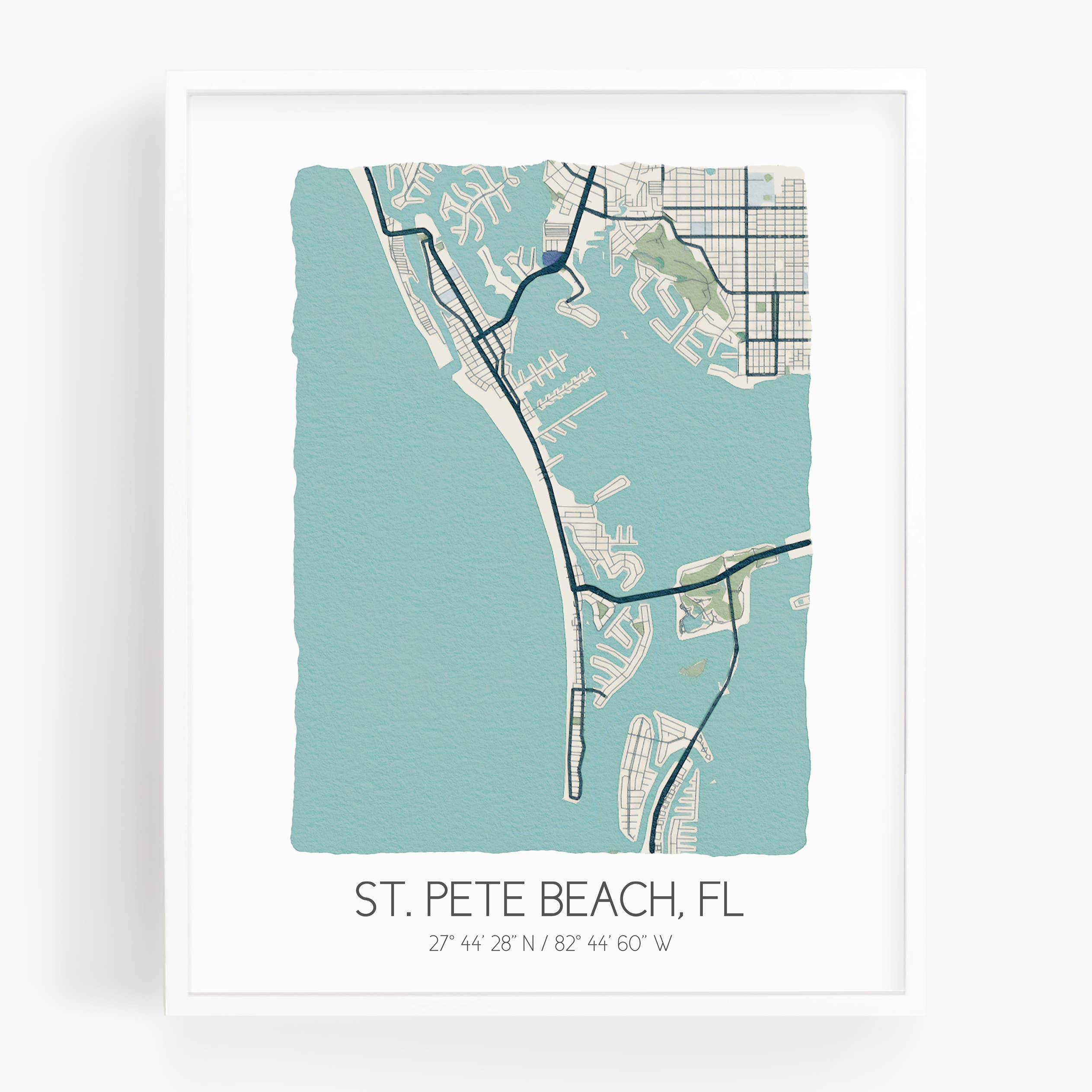 watercolor resort map