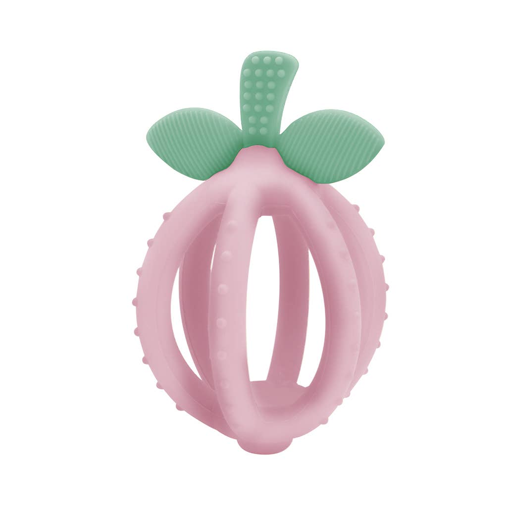Itzy Ritzy - Bitzy Biter™ Teething Ball Baby Teether: Pink Lemonade